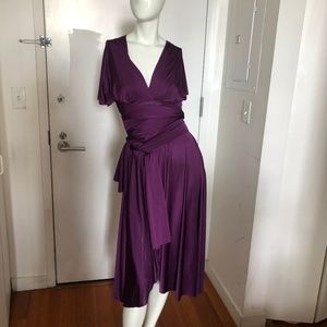 Mai Tai versatile Wrap dress Purple